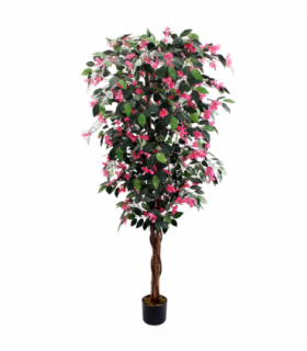 180cm Giant Artificial Pink Flowering Bougainvillea Tree