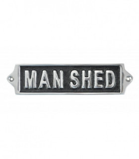 18CM MAN SHED WALL SIGN