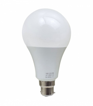 LED A60 Cool White Bulb 20.00 x 20.00 x 20.00 cm PVC, Metal White Pack 1