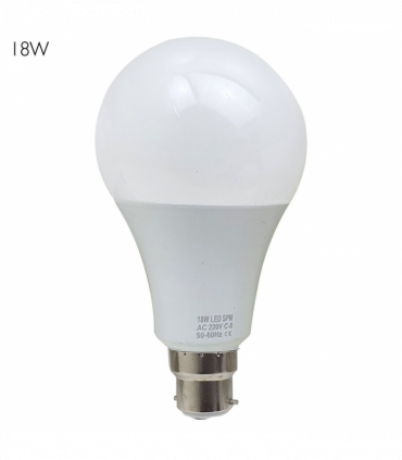 LED A60 Cool White Bulb 20.00 x 20.00 x 20.00 cm PVC, Metal White Pack 1