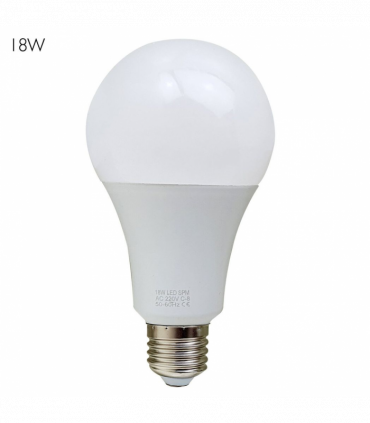 18W E27 Screw LED Light GLS bulbs, Energy Saving Edison  Cool White 6000K non dimmable lights