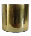 18cm Gold Etched Metal Planter by Leaf