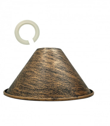 18mm x 10mm Large Easy Fit Pendant Light Shade Metal Lampshade Wall Lamp