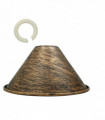 18mm x 10mm Large Easy Fit Pendant Light Shade Metal Lampshade Wall Lamp