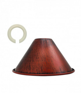 18mm x 10mm Large Easy Fit Pendant Light Shade Metal Lampshade Wall Lamp