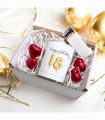18th Birthday Gold Balloons Candle Gift Set | Birthday Gift for Daughter