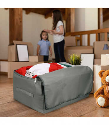 Storage Bags Organiser 50L Capacity Underbed Moving Bag - Dark Grey