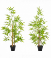 Artificial Bamboo Trees Green 15.5 x 120Hcm Decorative Plant Indoor/Outdoor