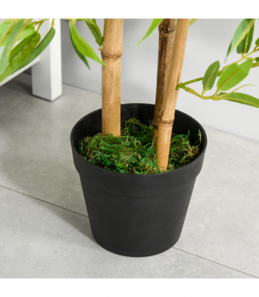 Artificial Bamboo Trees Green 15.5 x 120Hcm Decorative Plant Indoor/Outdoor