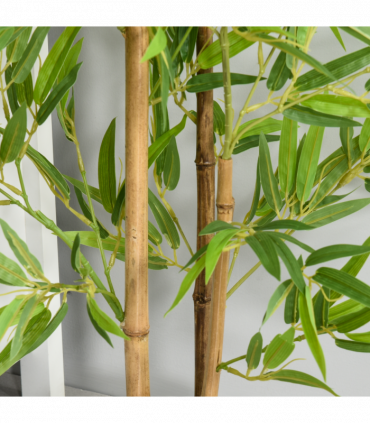 Artificial Bamboo Trees Green 15.5 x 120Hcm Decorative Plant Indoor/Outdoor