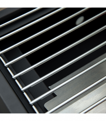 2 Burner Gas BBQ Grill Portable Folding Tabletop Barbecue Lid Thermometer Black