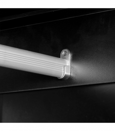 2 Door Wardrobe Modern Wardrobe with 3 Drawer and Hanging Rod for Bedroom White