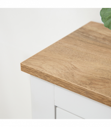 2 Drawer Shoe Cabinet Narrow Shoe Cupboard with Flip Doors White