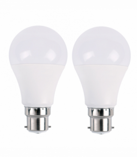 2 Pack 15W B22 Screw LED Light GLS bulbs, Energy Saving Edison  Cool White 6000K non dimmable lights