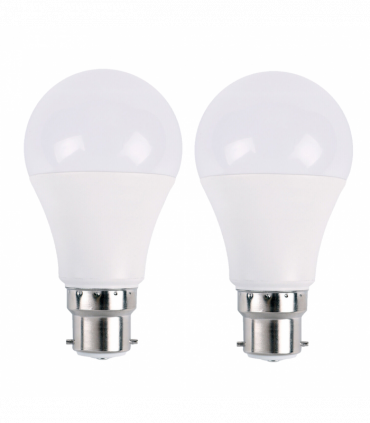 2 Pack 15W B22 Screw LED Light GLS bulbs, Energy Saving Edison  Cool White 6000K non dimmable lights