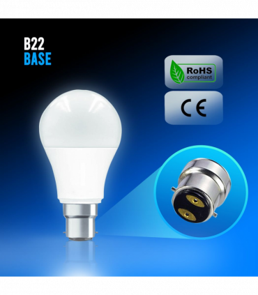 2 Pack 15W B22 Screw LED Light GLS bulbs, Energy Saving Edison  Cool White 6000K non dimmable lights