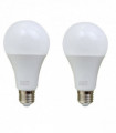 2 Pack 15W E27 Screw LED Light GLS bulbs, Energy Saving Edison  Cool White 6000K non dimmable lights