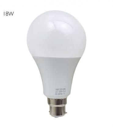 LED Light Bulbs Cool White 6000K 18W B22 Screw Energy Saving Edison Non-Dimmable