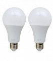 2 Pack 18W E27 Screw LED Light GLS bulbs, Energy Saving Edison  Cool White 6000K non dimmable lights