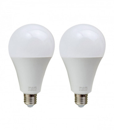 2 Pack 25W E27 Screw LED Light GLS bulbs, Energy Saving Edison  Cool White 6000K non dimmable lights
