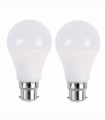 2 Pack 5W B22 Screw LED Light GLS bulbs, Energy Saving Edison  Cool White 6000K non dimmable lights