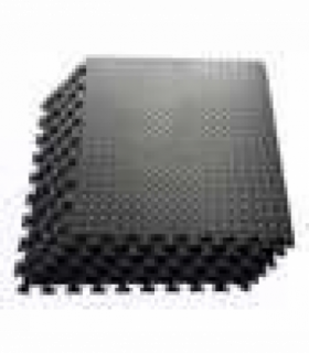 2 Packs LEAF Pattern Foam Mat 60X60- BLACK