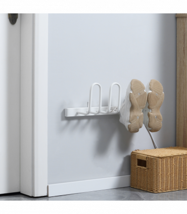 2 Pairs Electric Shoe Dryer, Wall Mount Boots, Leather Shoes, Socks, White