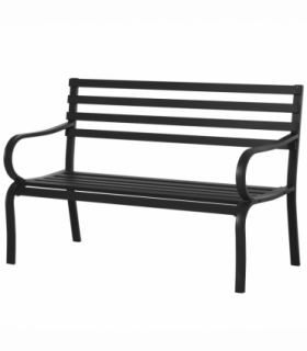 2 Seater Bench Garden Furniture Outdoor Metal Loveseat Seat