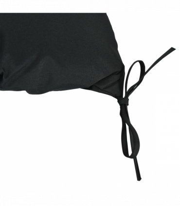 Polyester Black 98L x 100W x 8D cm 2 Seater Garden Bench Cushion Outdoor Seat