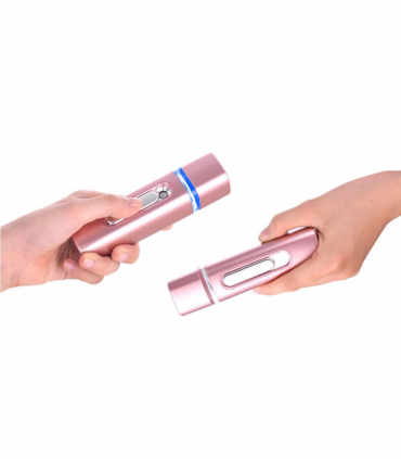 2 in 1 Portable Nano Mist Sprayer Handheld - Rose Gold