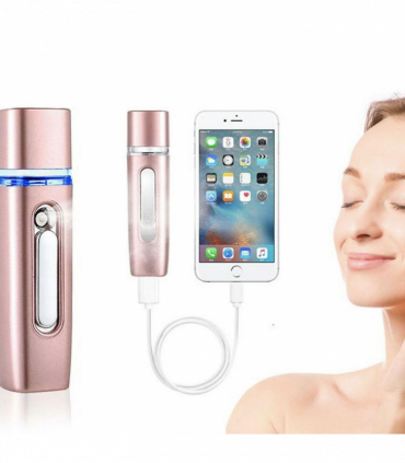 2 in 1 Portable Nano Mist Sprayer Handheld - Rose Gold