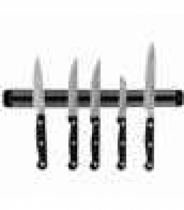 2 x 33 CM Black Magnetic Knife Holder