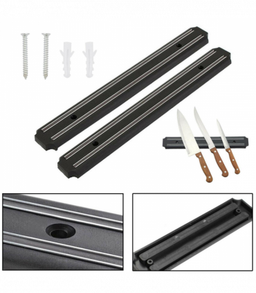 2 x 55CM MAGNETIC KNIFE HOLDER