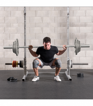 Olympic Weight Plates Steel Silver 2" 2 x 10kg Set for Strength Training