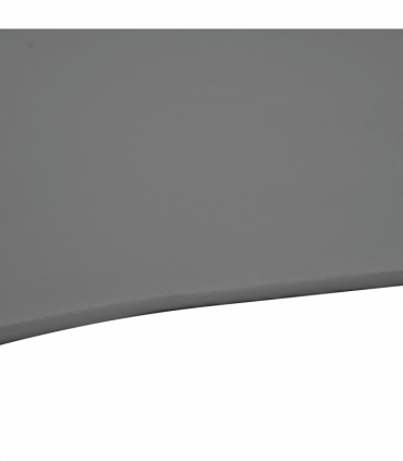 2.5M Garden Cantilever Parasol W/ 360 Rotation and Cross Base, Dark Grey