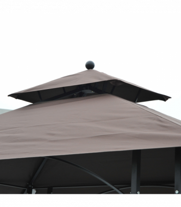 2.5x1.5m BBQ Tent Canopy Patio Outdoor Awning Gazebo Party Sun Shelter