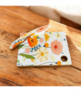 28CM CHOPPING BOARD WITH KNIFE