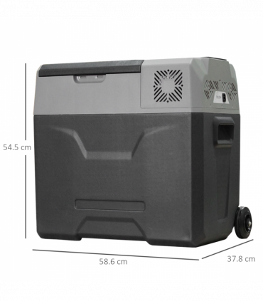 Car Refrigerator, Portable 12/24V 50L Fridge Freezer, Down to -20??HOMCOM