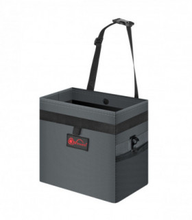 Car Rubbish Bin with Lid Waterproof Leakproof Interior- Medium / Grey