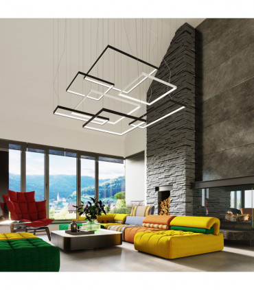 Chandelier aluminum Nelya modern Design LED