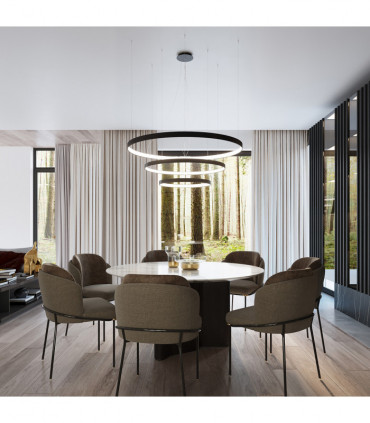 Chandelier aluminum Rio modern Design LED