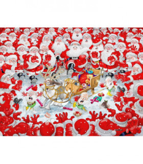 Christmas Scramble by Mike Jupp - 1000 pc. jigsaw puzzle