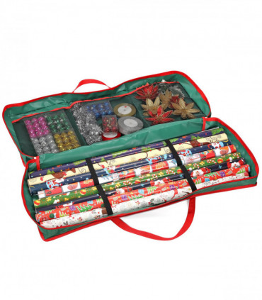 Christmas Xmas Decoration Gift Wrap Fabric Storage Bag [Green,0008941]