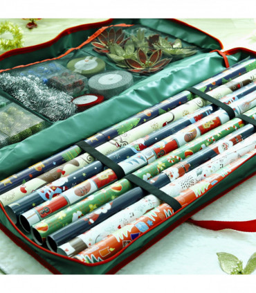 Christmas Xmas Decoration Gift Wrap Fabric Storage Bag [Green,0008941]