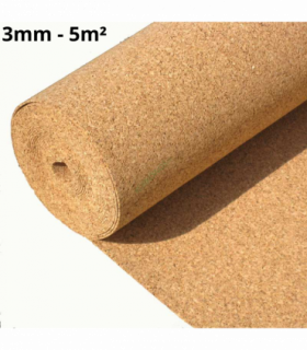 Cork Roll Underlay  3mm  5m2 (53.81sqft)
