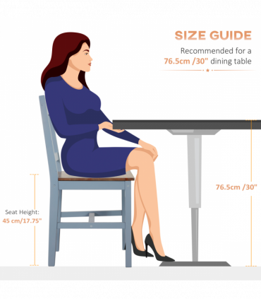 Dining Chairs Set of 2, Pine Wood Frame, Cross Back for Kitchen Grey