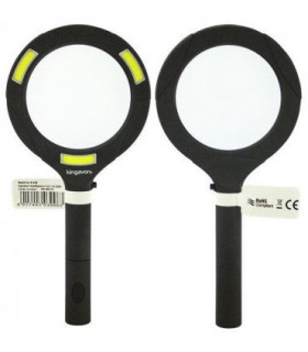Kingavon 3W COB LED Light Magnifying Glass, Black