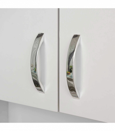 Kitchen Storage Cabinet Wooden Cupboard Organizer Home Furniture, White