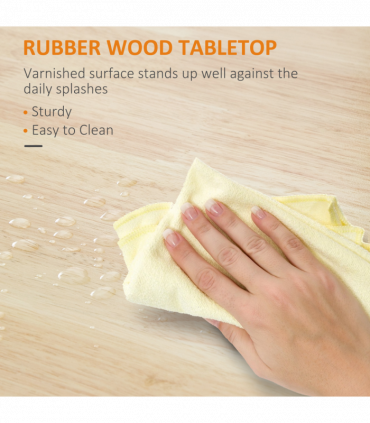 Kitchen Trolley Utility Cart on Wheels with Open Shelf & Storage Drawer Grey