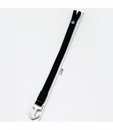 Men's Leather Anchor Bracelet